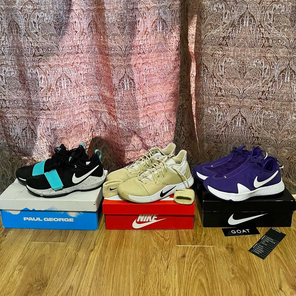 Nike pg 1, pg 3, pg 4